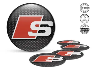 Sticker on Rims Tuning Domed Racing Logo